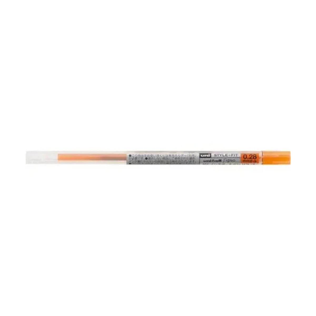 【50個セット】スタイルフィット ゲルインクボールペン ユニボール シグノ リフィル 0.28mm オレンジ UMR10928.4 画像01