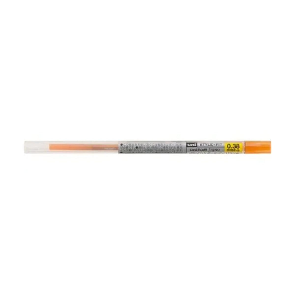 【50個セット】スタイルフィット ゲルインクボールペン ユニボール シグノ リフィル 0.38mm オレンジ UMR10938.4 画像01
