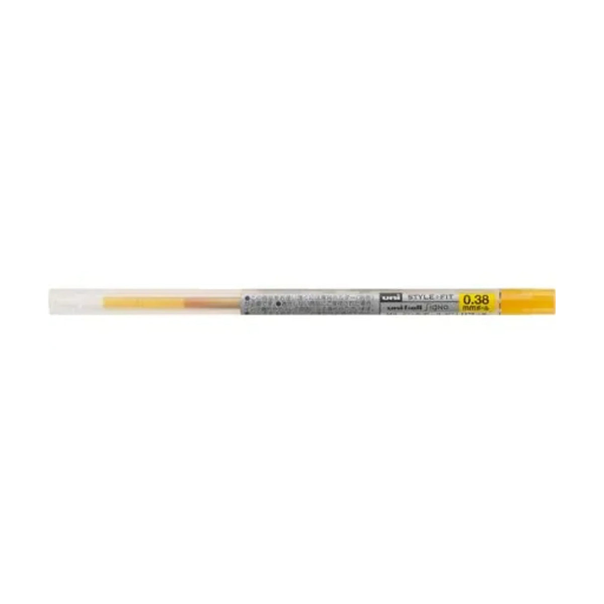 【50個セット】スタイルフィット ゲルインクボールペン ユニボール シグノ リフィル 0.38mm ゴールデンイエロー UMR10938.69 画像01