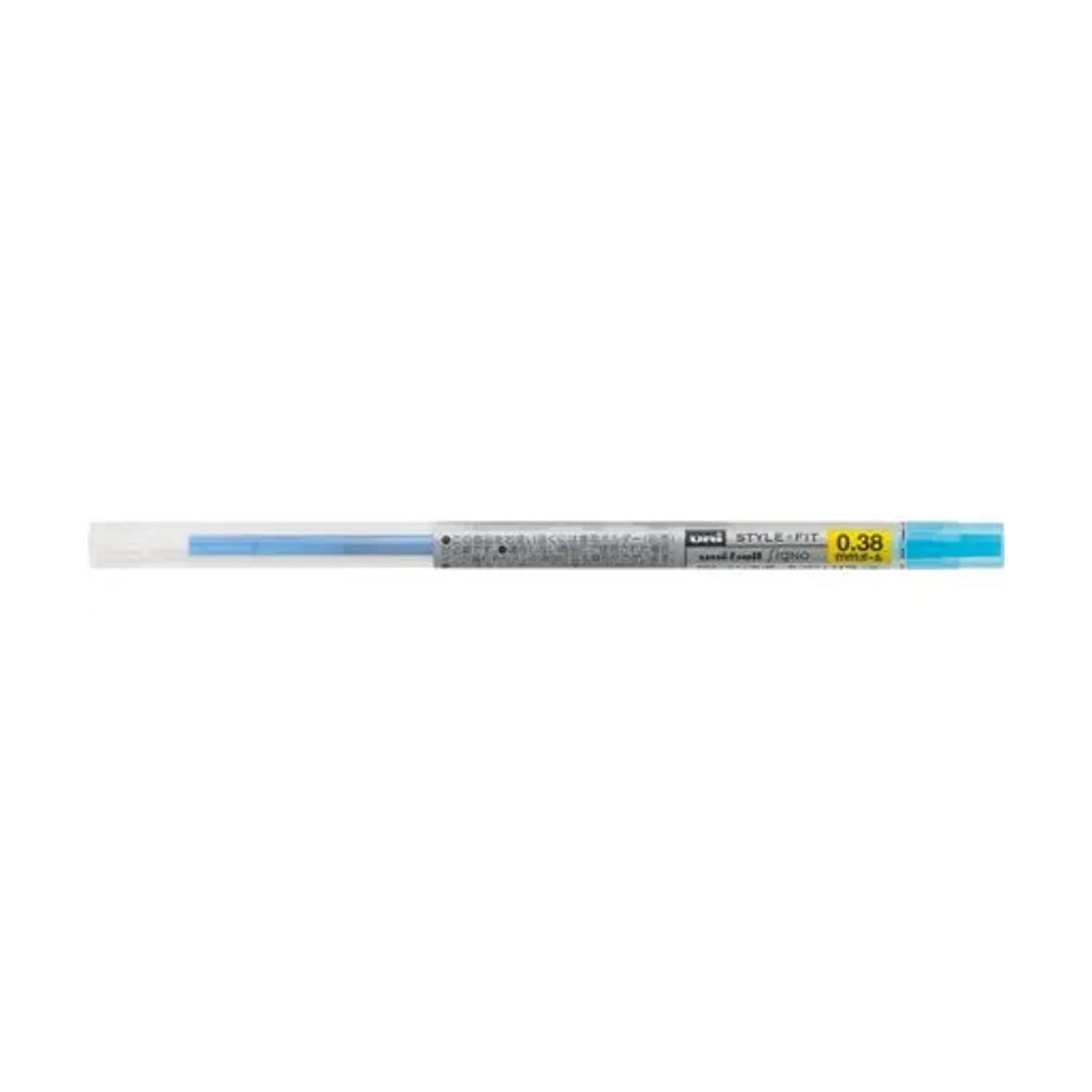【50個セット】スタイルフィット ゲルインクボールペン ユニボール シグノ リフィル 0.38mm ライトブルー UMR10938.8 画像01