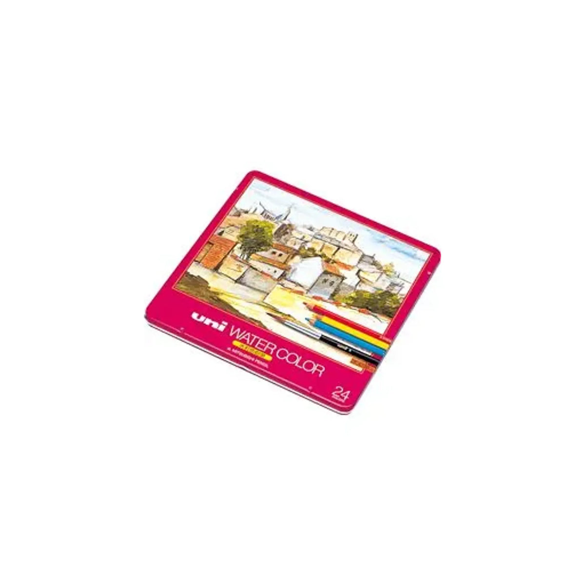 【5個セット】ユニ ウォーターカラー(24色セット) UWC24C 画像01