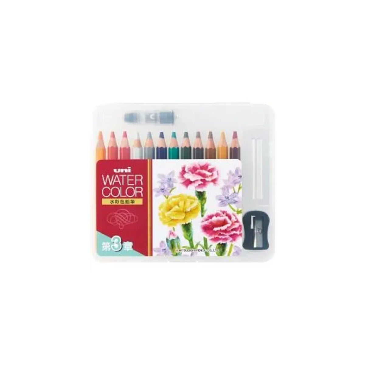 【5個セット】ぬり絵用コンパクトセット(ユニ ウォーターカラー ネイチャートーン) UWCNCS12C3 画像01