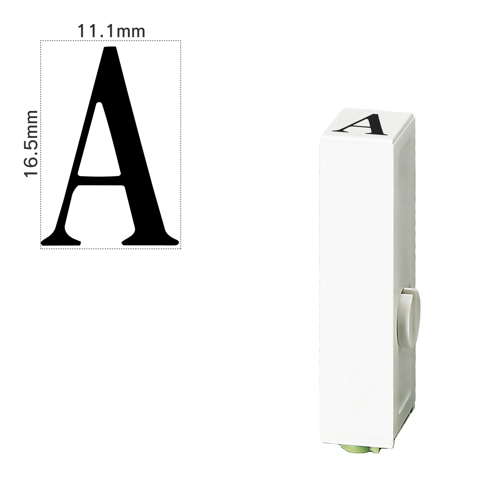 エンドレススタンプ 単品英字(特大号) 明朝体 [A] EN-BEB
