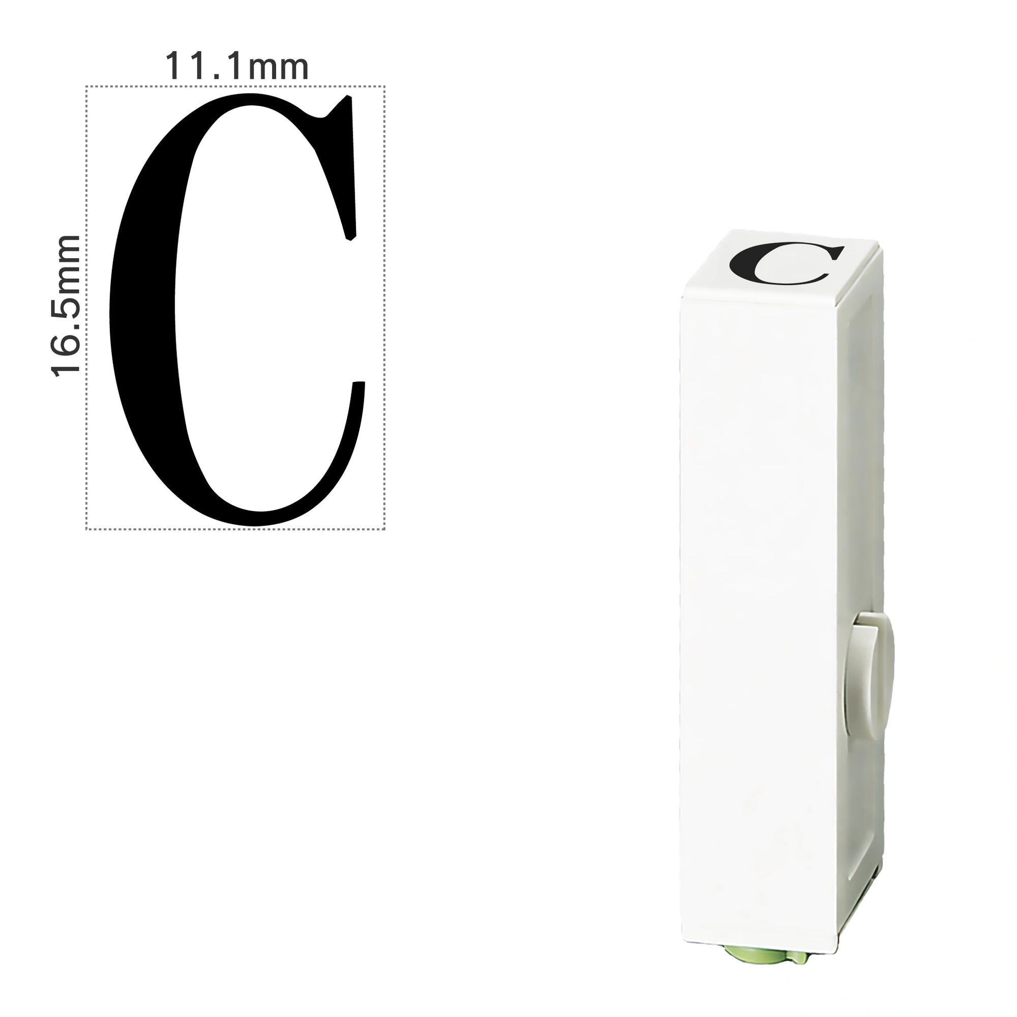 エンドレススタンプ 単品英字(特大号) 明朝体 [C] EN-BEB