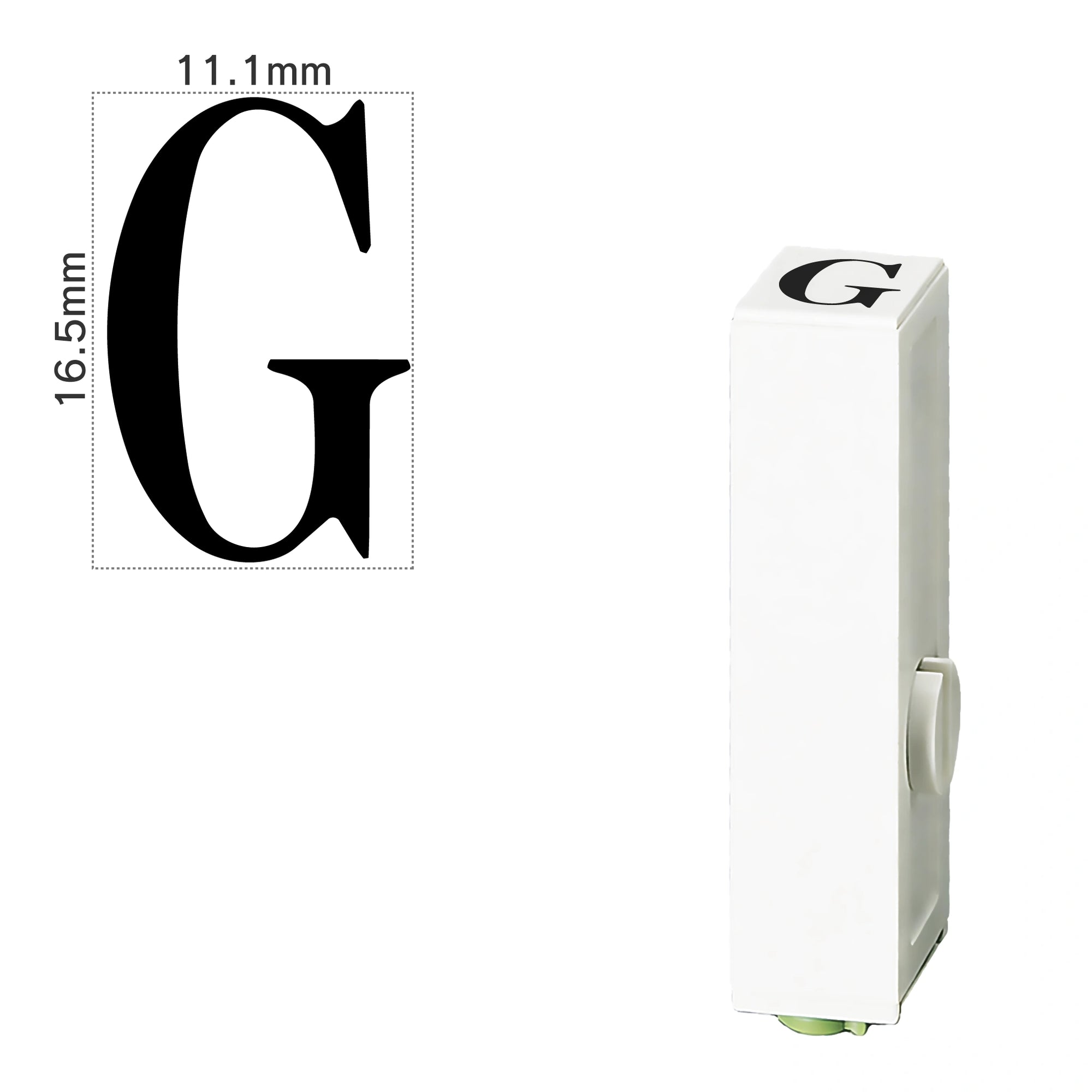 エンドレススタンプ 単品英字(特大号) 明朝体 [G] EN-BEB