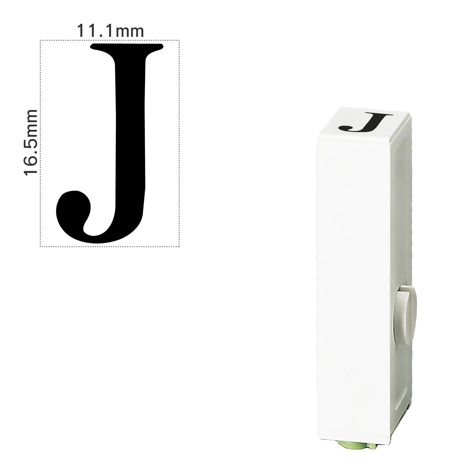 エンドレススタンプ 単品英字(特大号) 明朝体 [J] EN-BEB