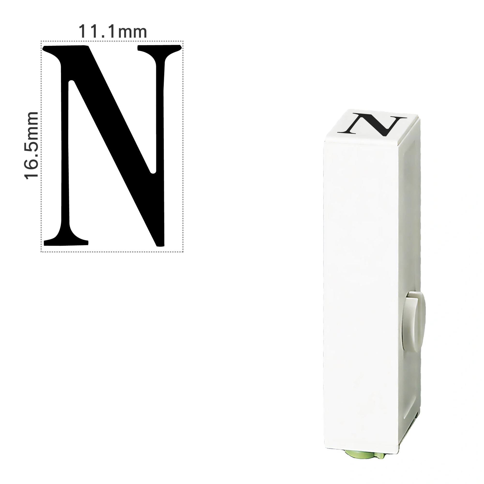 エンドレススタンプ 単品英字(特大号) 明朝体 [N] EN-BEB