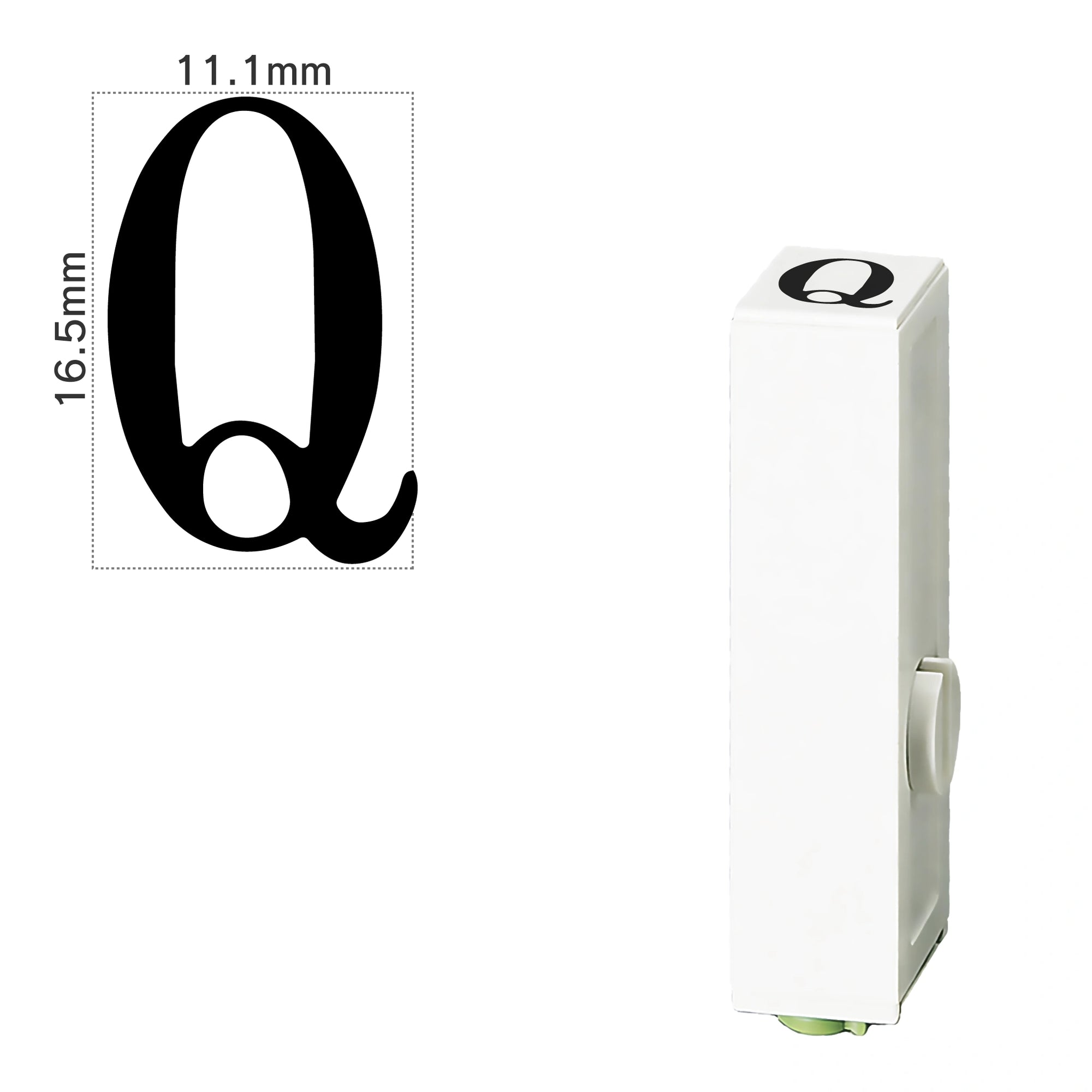エンドレススタンプ 単品英字(特大号) 明朝体 [Q] EN-BEB