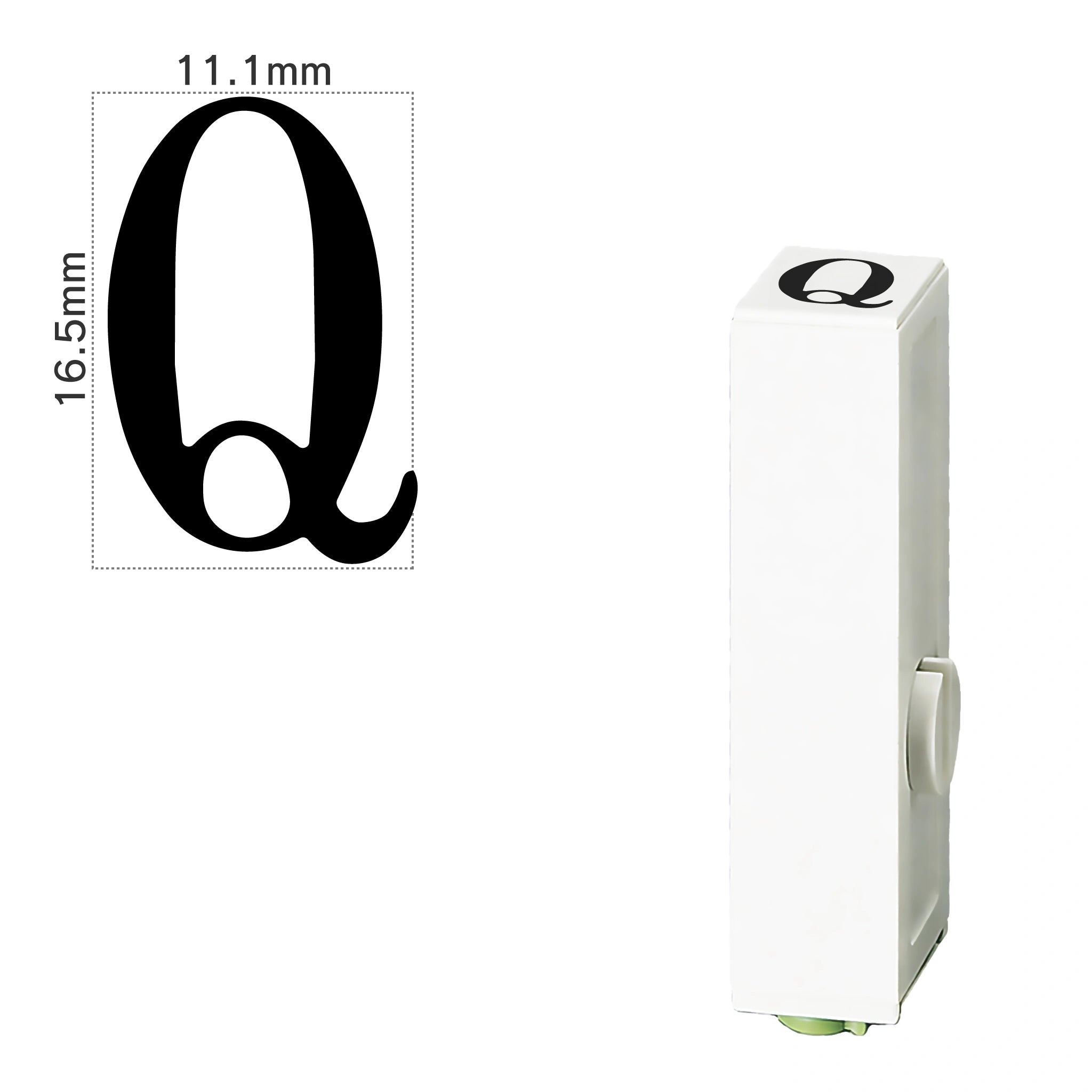 エンドレススタンプ 単品英字(特大号) 明朝体 [Q] EN-BEB