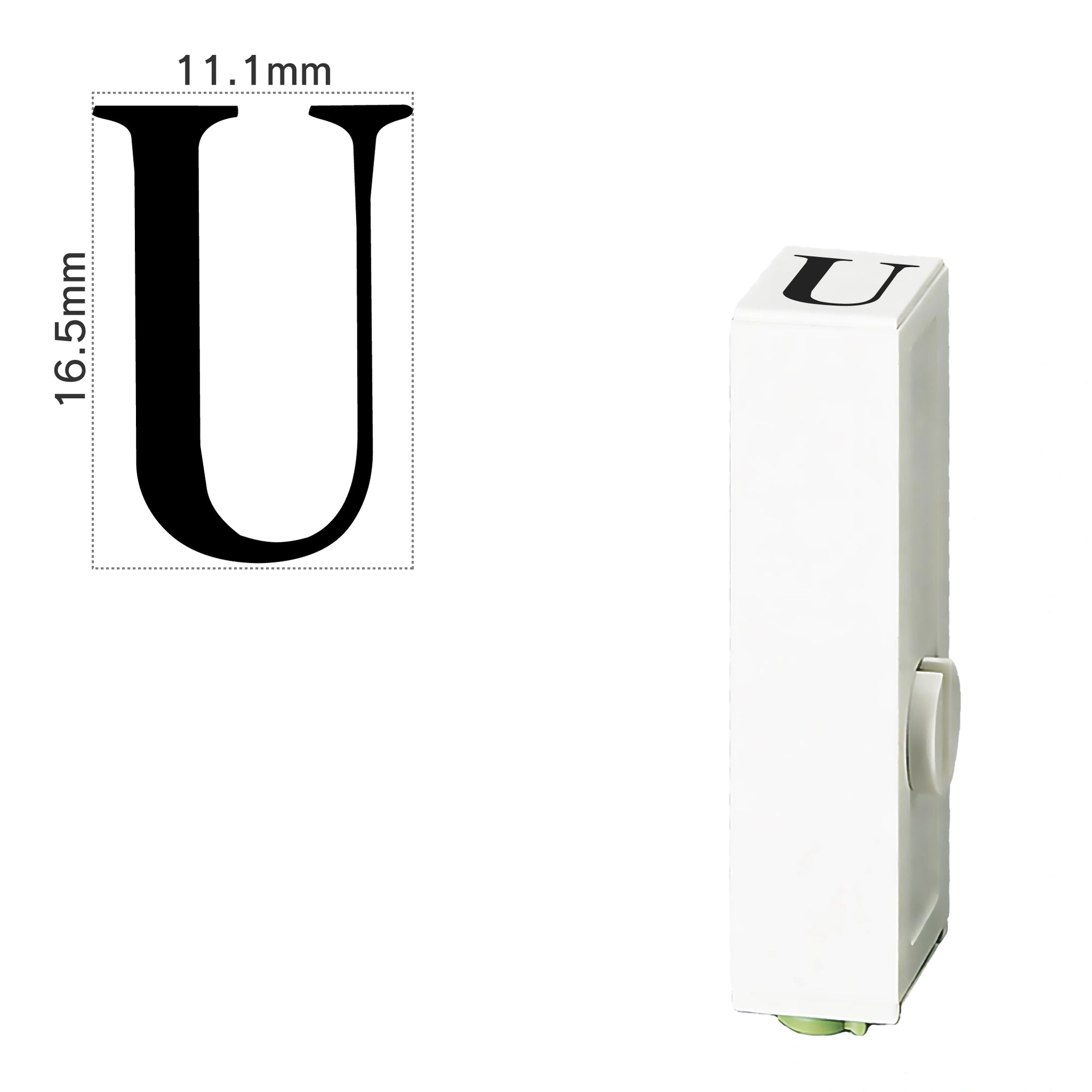 エンドレススタンプ 単品英字(特大号) 明朝体 [U] EN-BEB
