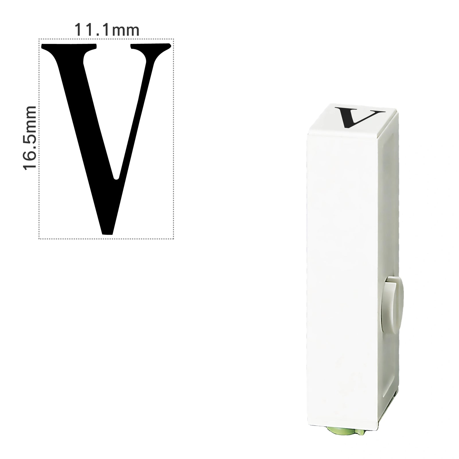 エンドレススタンプ 単品英字(特大号) 明朝体 [V] EN-BEB