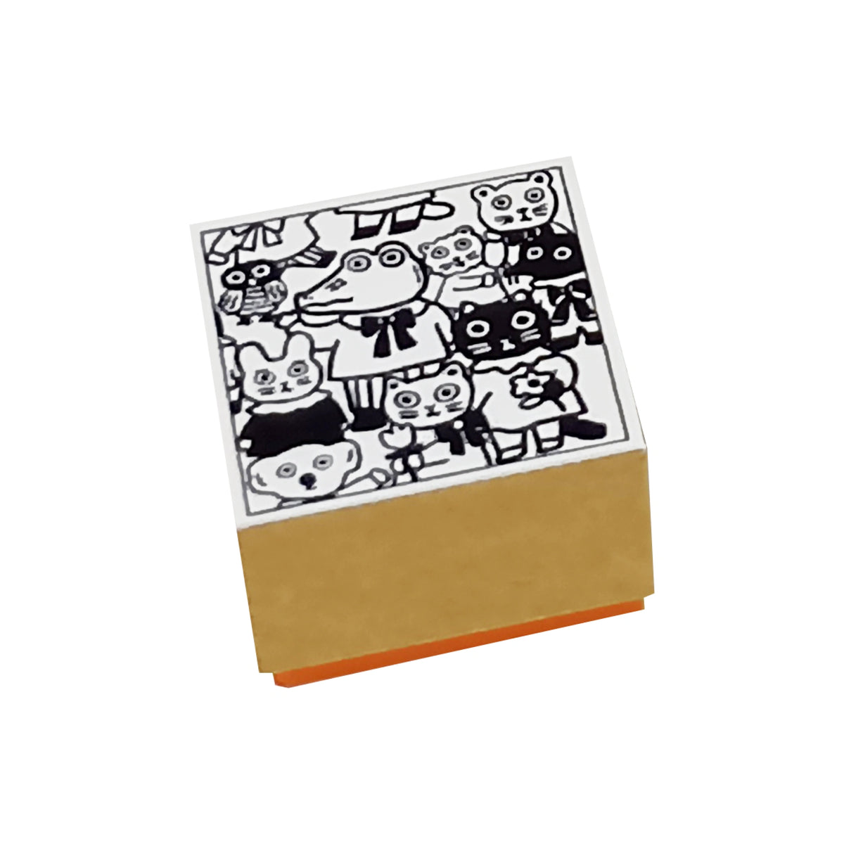 ぎゅうぎゅうスタンプ どうぶつがぎゅうぎゅう gyu-02 画像01