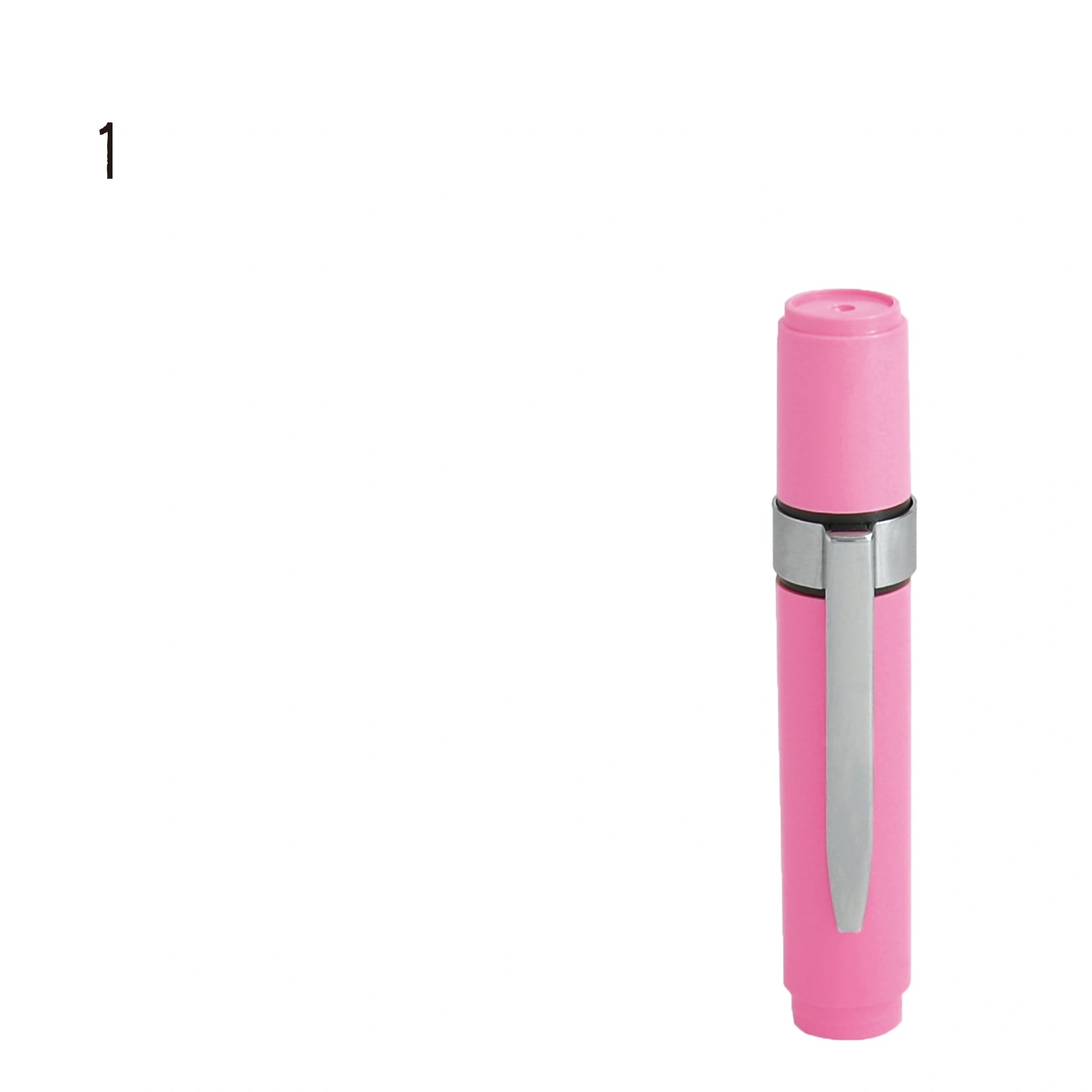 ネーム印 クイック6クリップ付(ピンク) [既製品] QST-P160