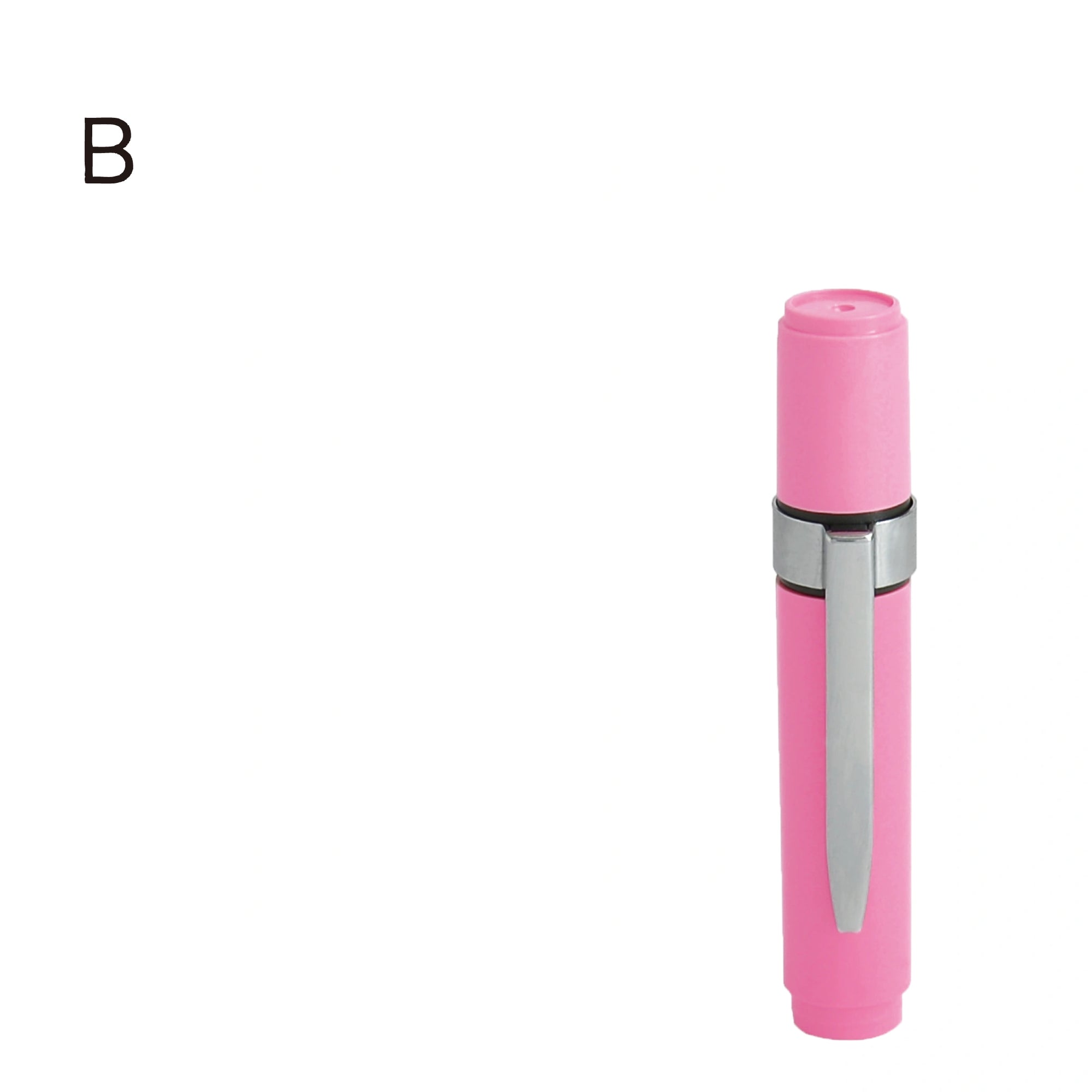 ネーム印 クイック6クリップ付(ピンク) [既製品] QST-P160