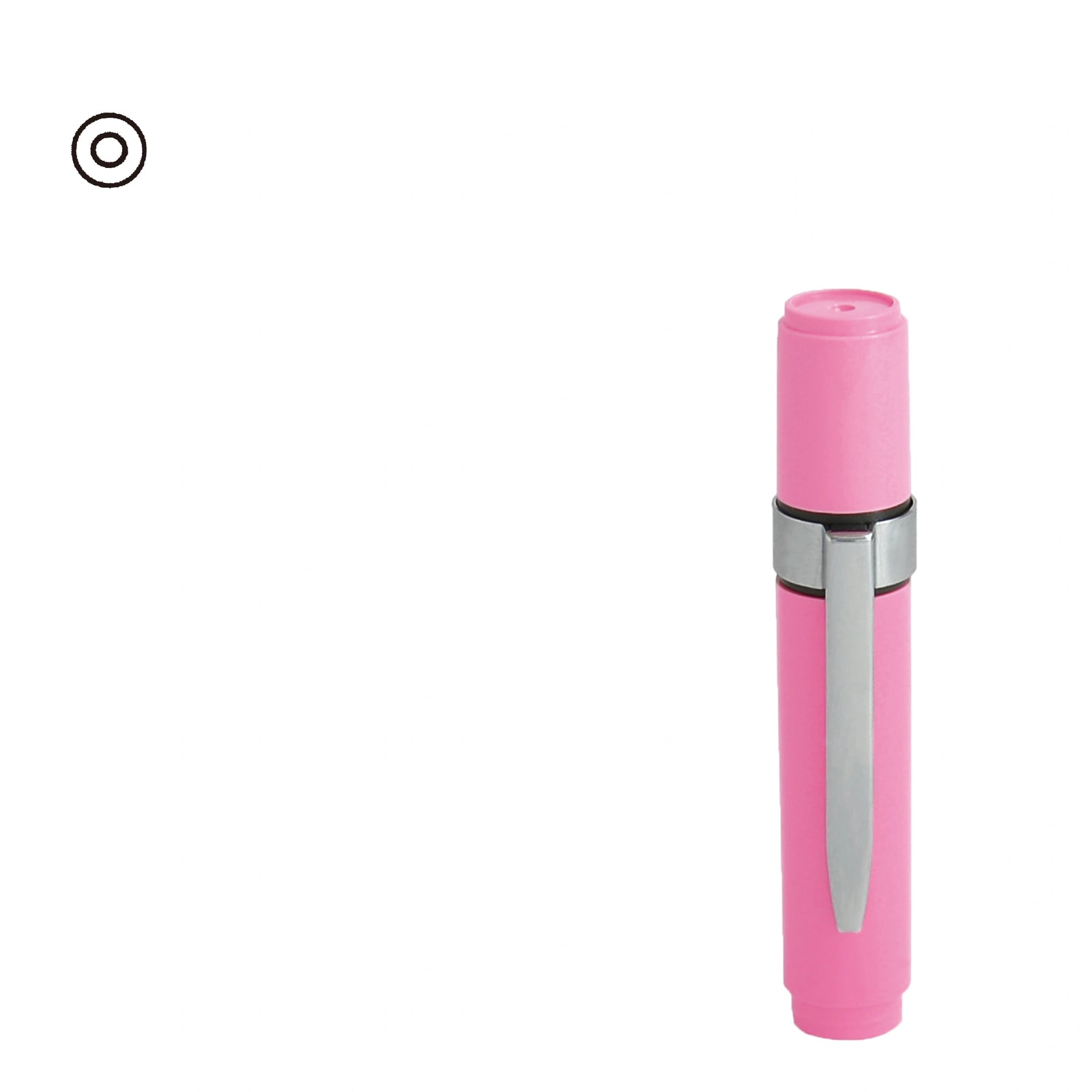 ネーム印 クイック6クリップ付(ピンク) [既製品] QST-P160