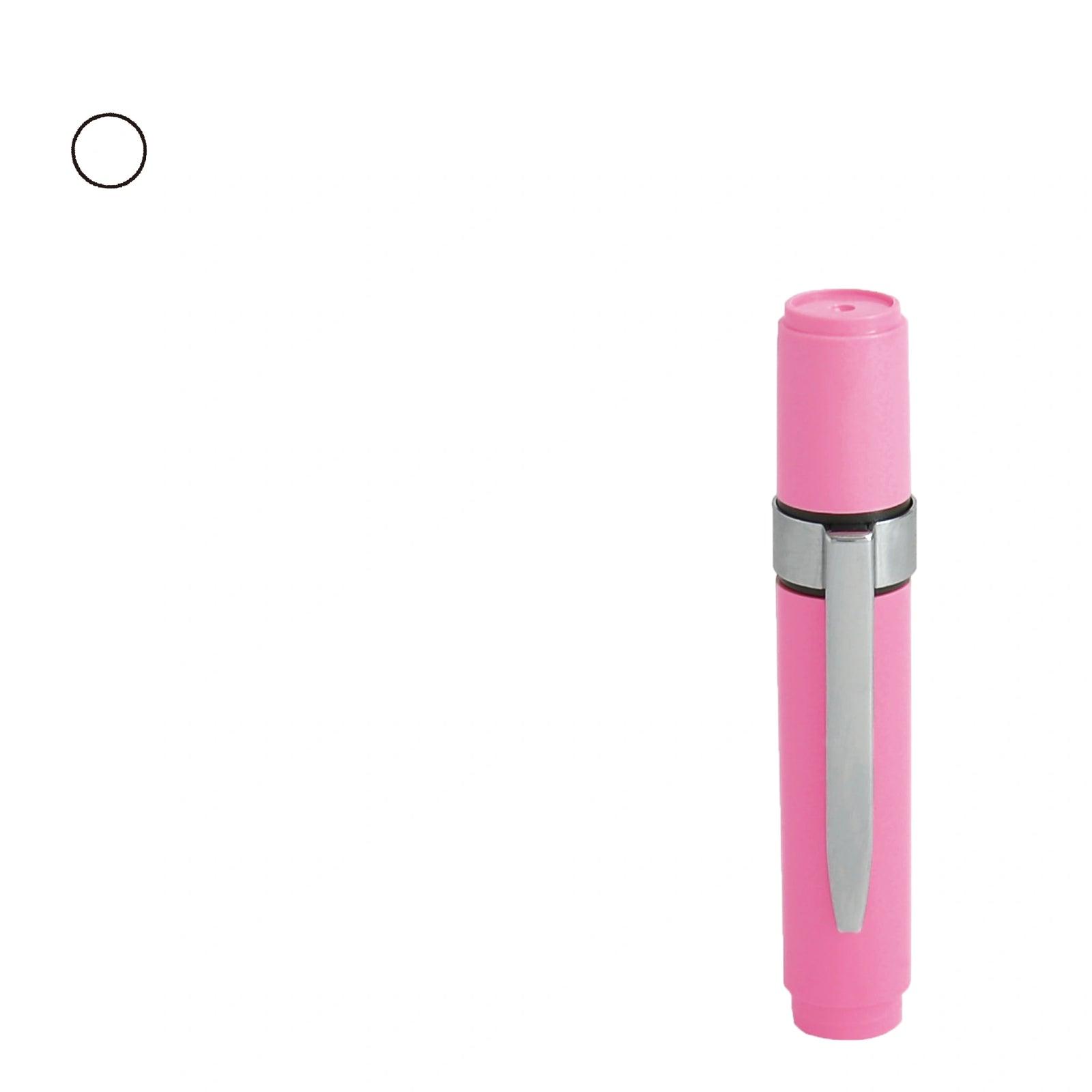 ネーム印 クイック6クリップ付(ピンク) [既製品] QST-P160