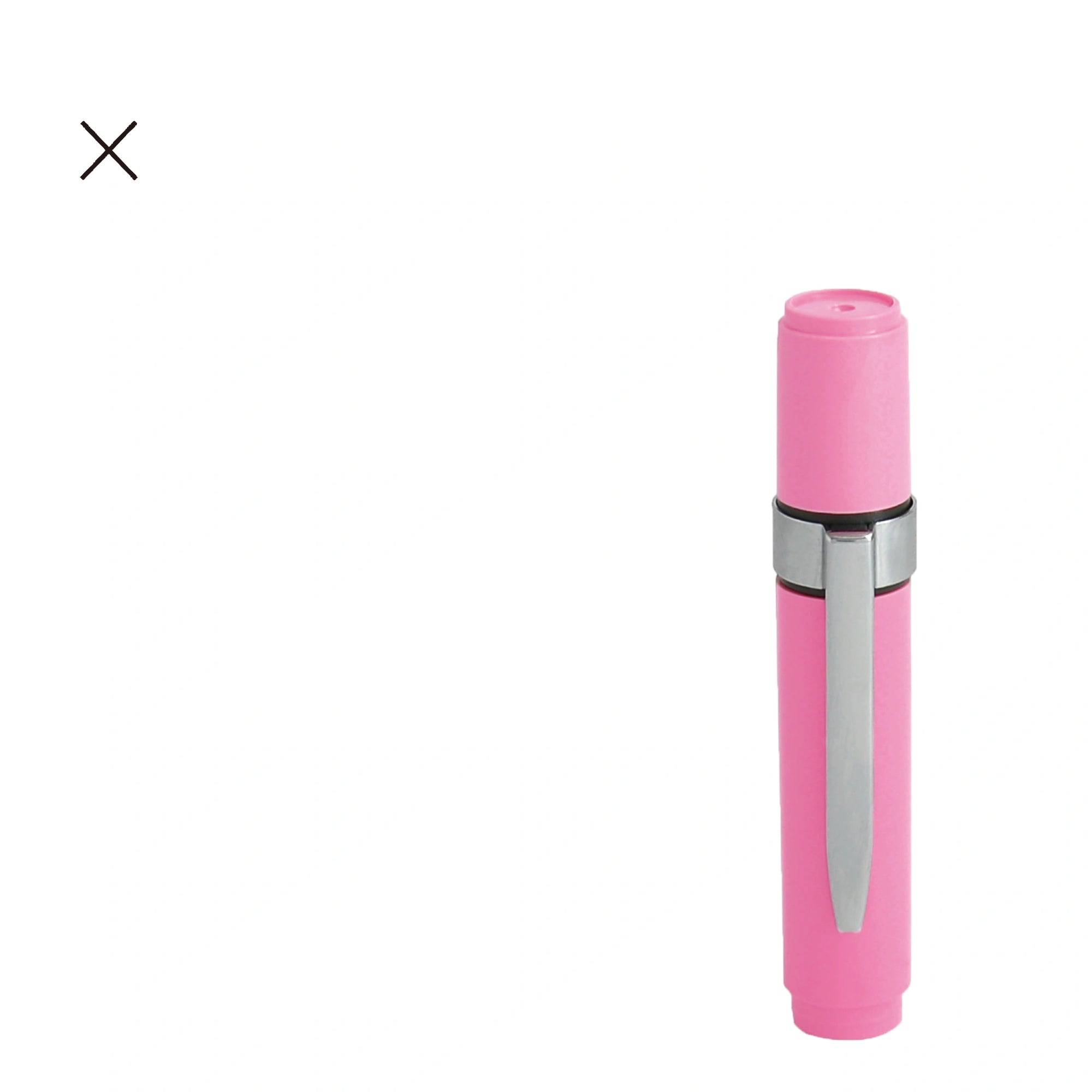 ネーム印 クイック6クリップ付(ピンク) [既製品] QST-P160