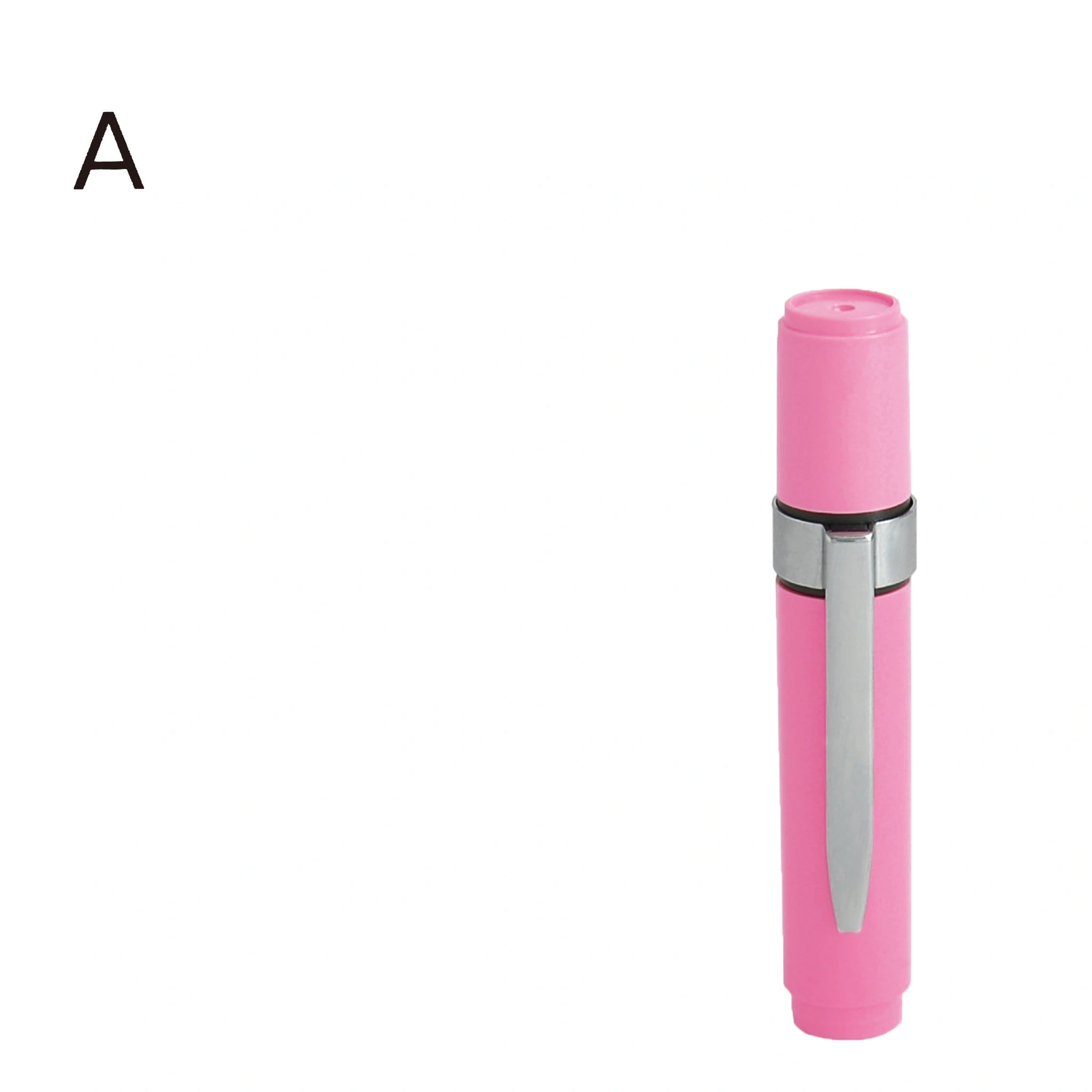 ネーム印 クイック6クリップ付(ピンク) [既製品] QST-P160