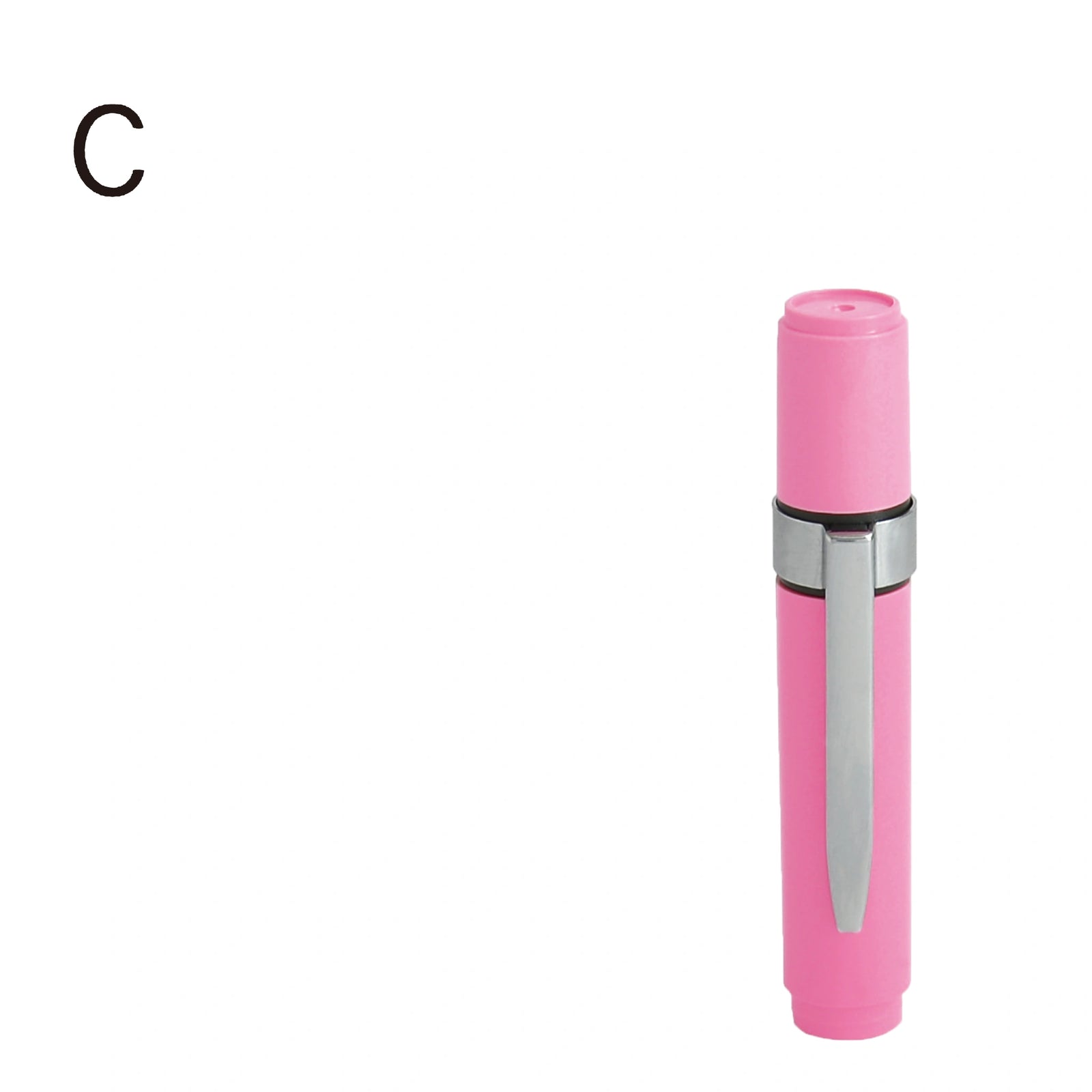 ネーム印 クイック6クリップ付(ピンク) [既製品] QST-P160