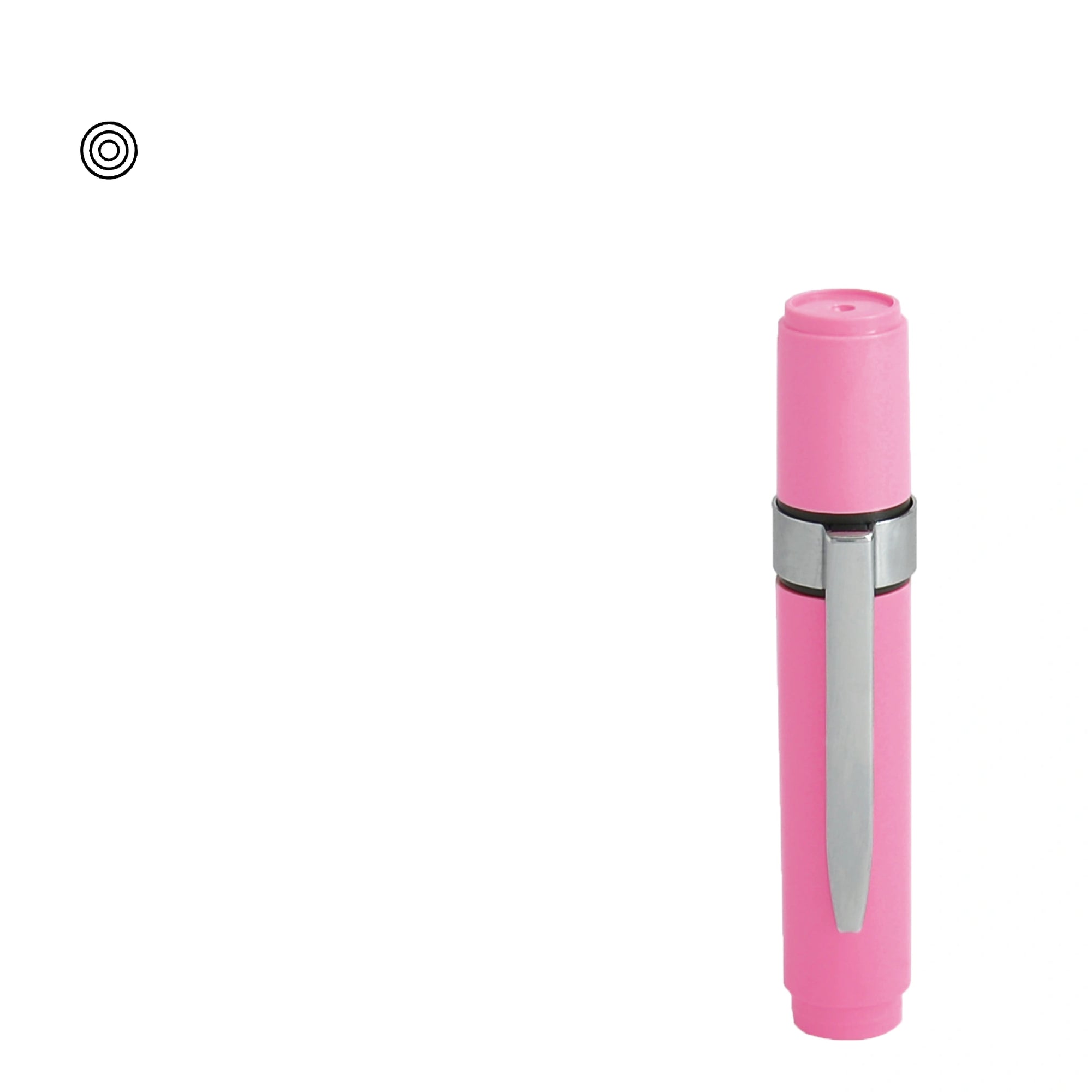 ネーム印 クイック6クリップ付(ピンク) [既製品] QST-P160