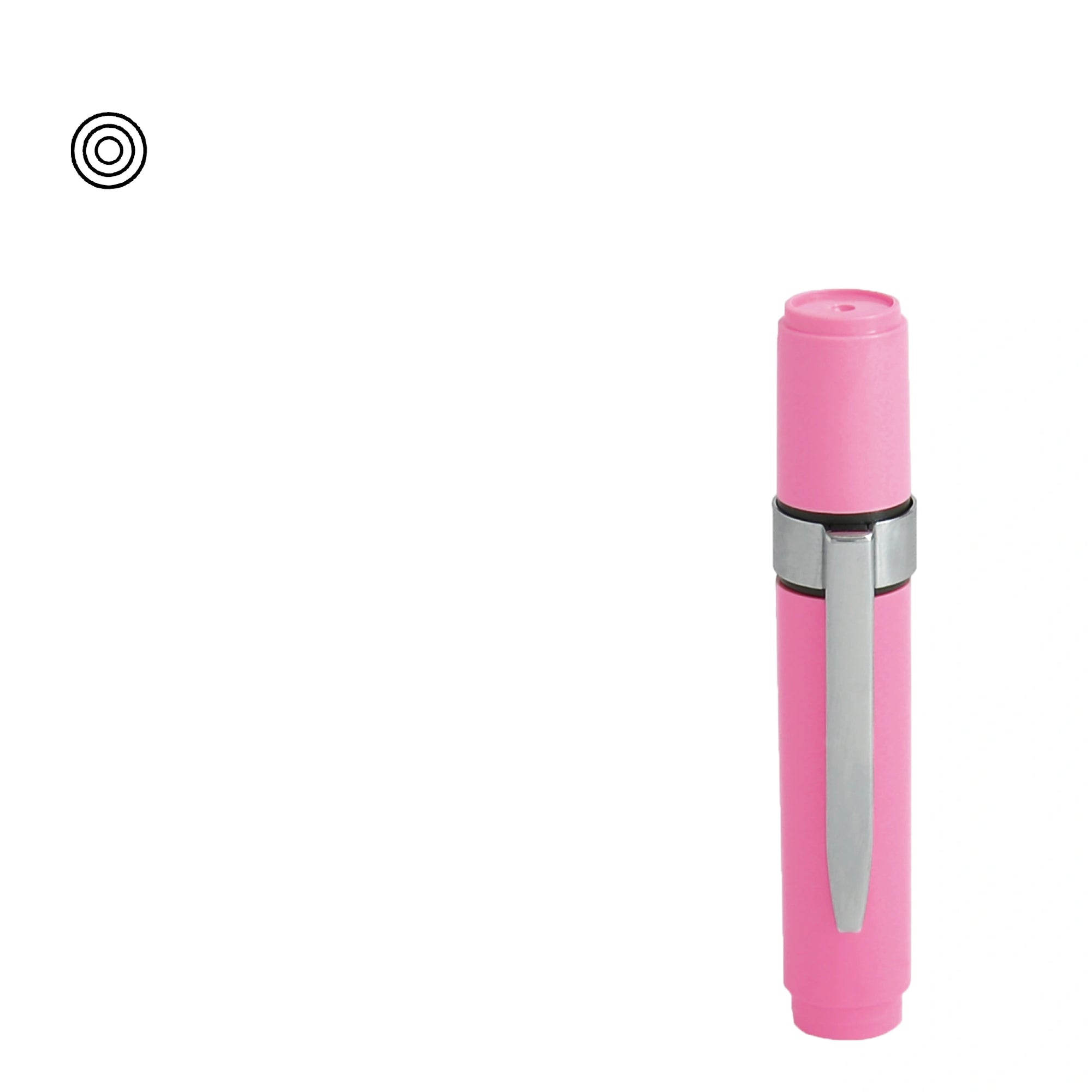 ネーム印 クイック6クリップ付(ピンク) [既製品] QST-P160