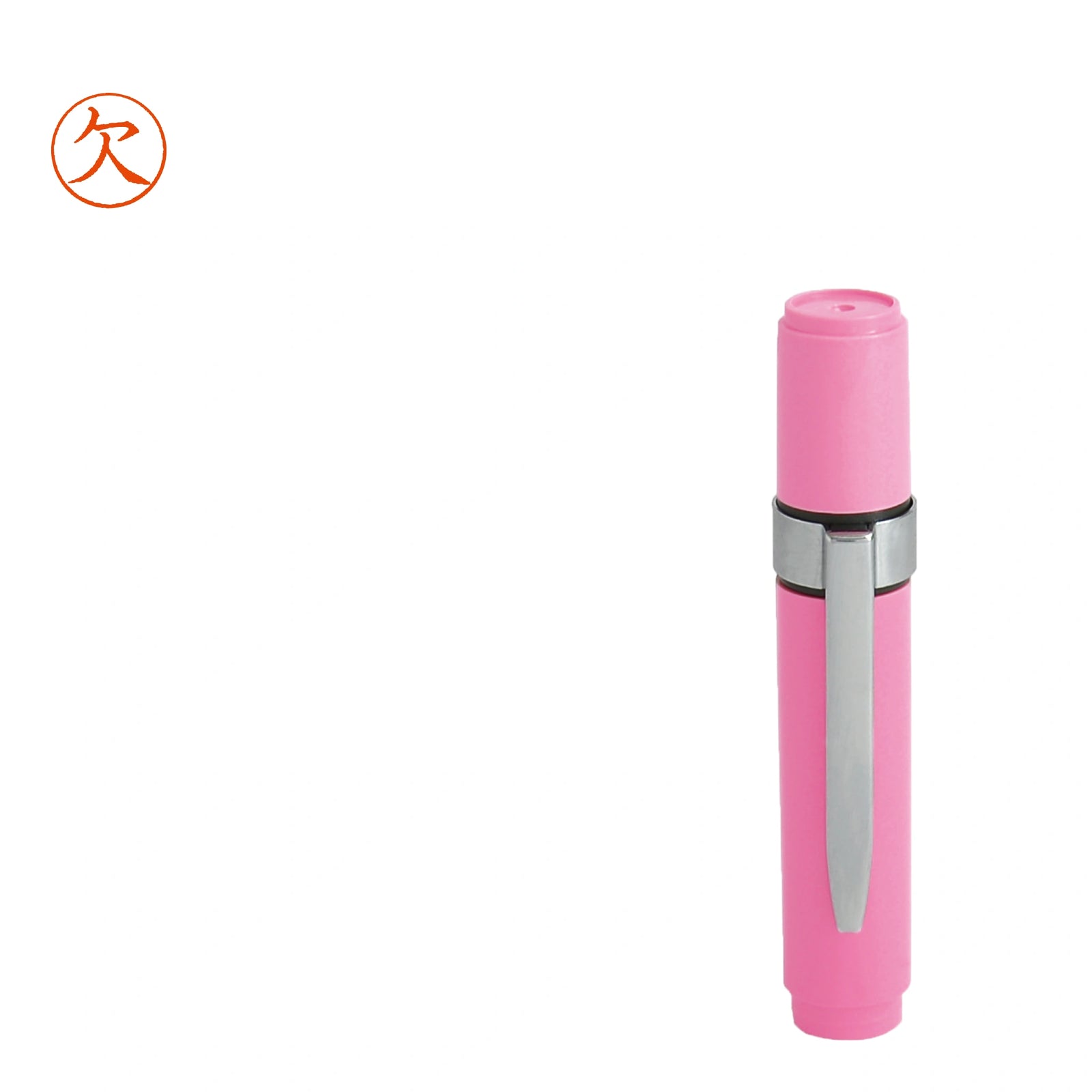 ネーム印 クイック6クリップ付(ピンク) [既製品] QST-P160