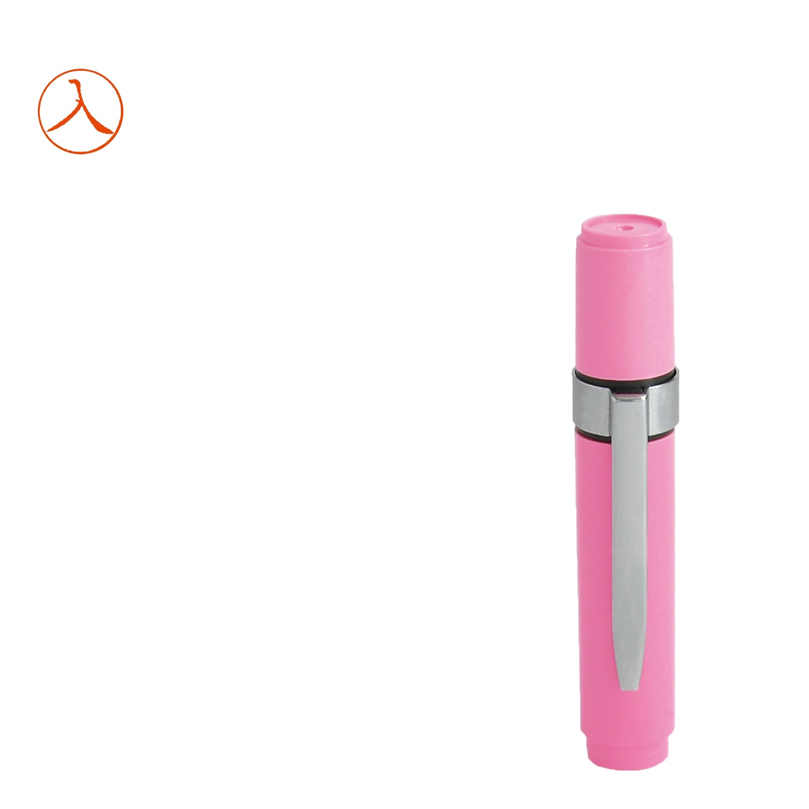ネーム印 クイック6クリップ付(ピンク) [既製品] QST-P160