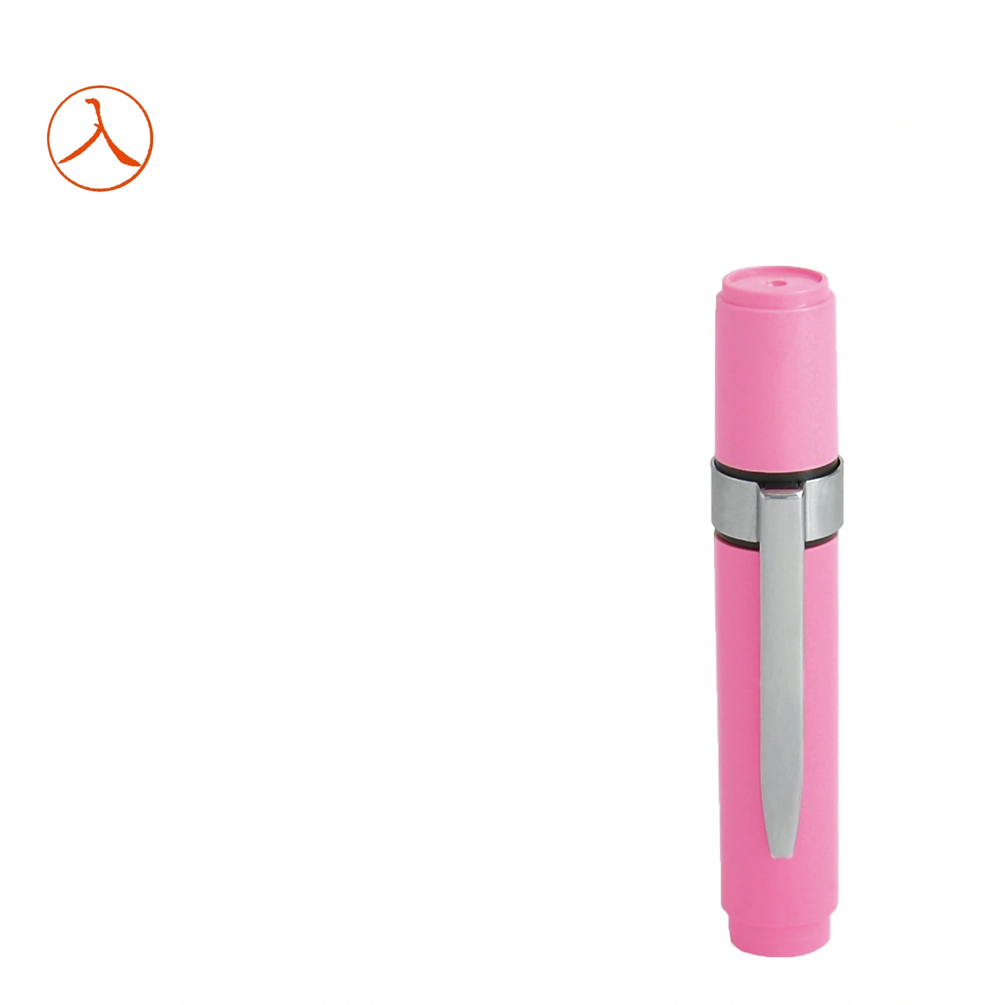 ネーム印 クイック6クリップ付(ピンク) [既製品] QST-P160