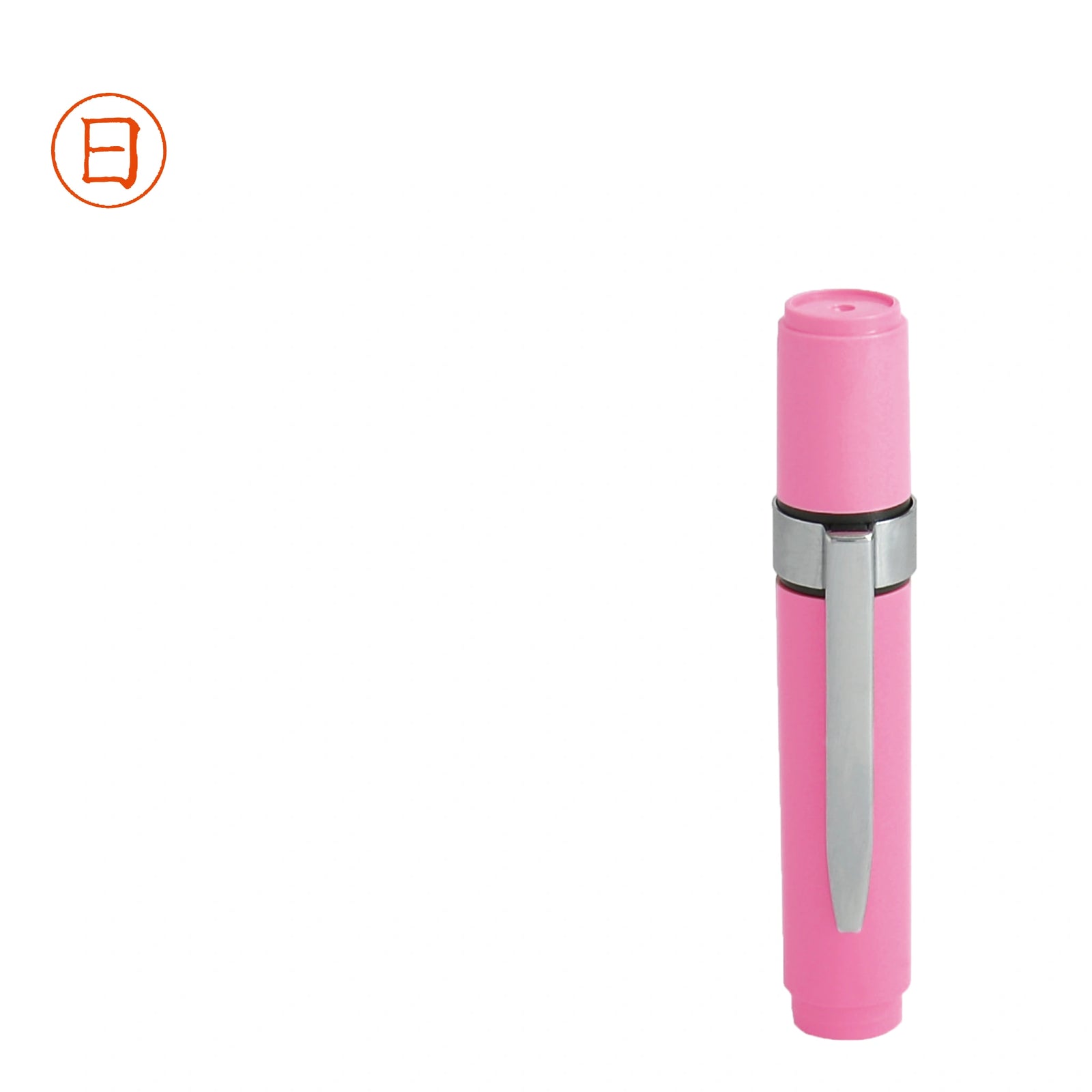 ネーム印 クイック6クリップ付(ピンク) [既製品] QST-P160