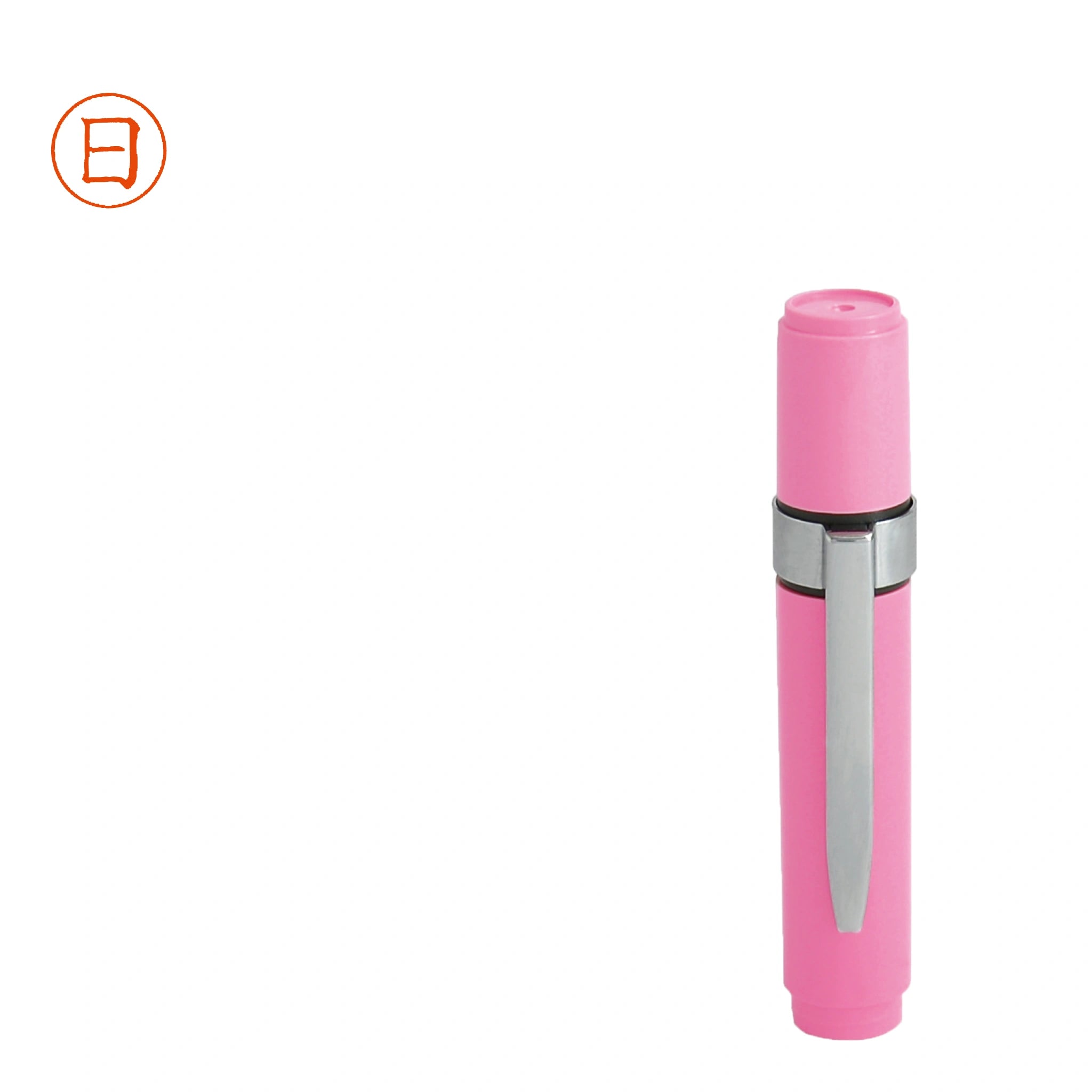 ネーム印 クイック6クリップ付(ピンク) [既製品] QST-P160