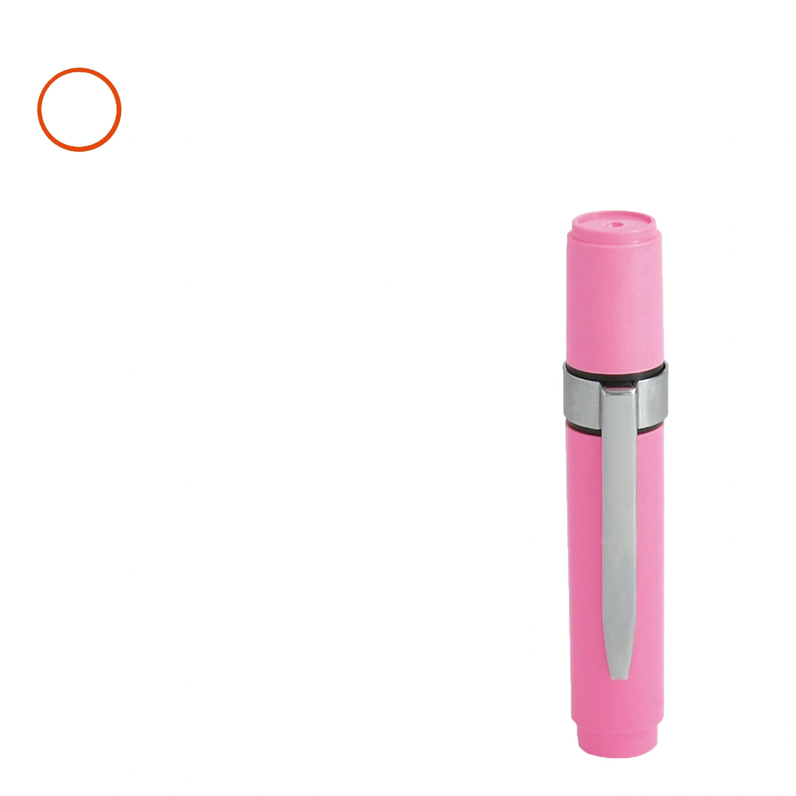 ネーム印 クイック6クリップ付(ピンク) [既製品] QST-P160