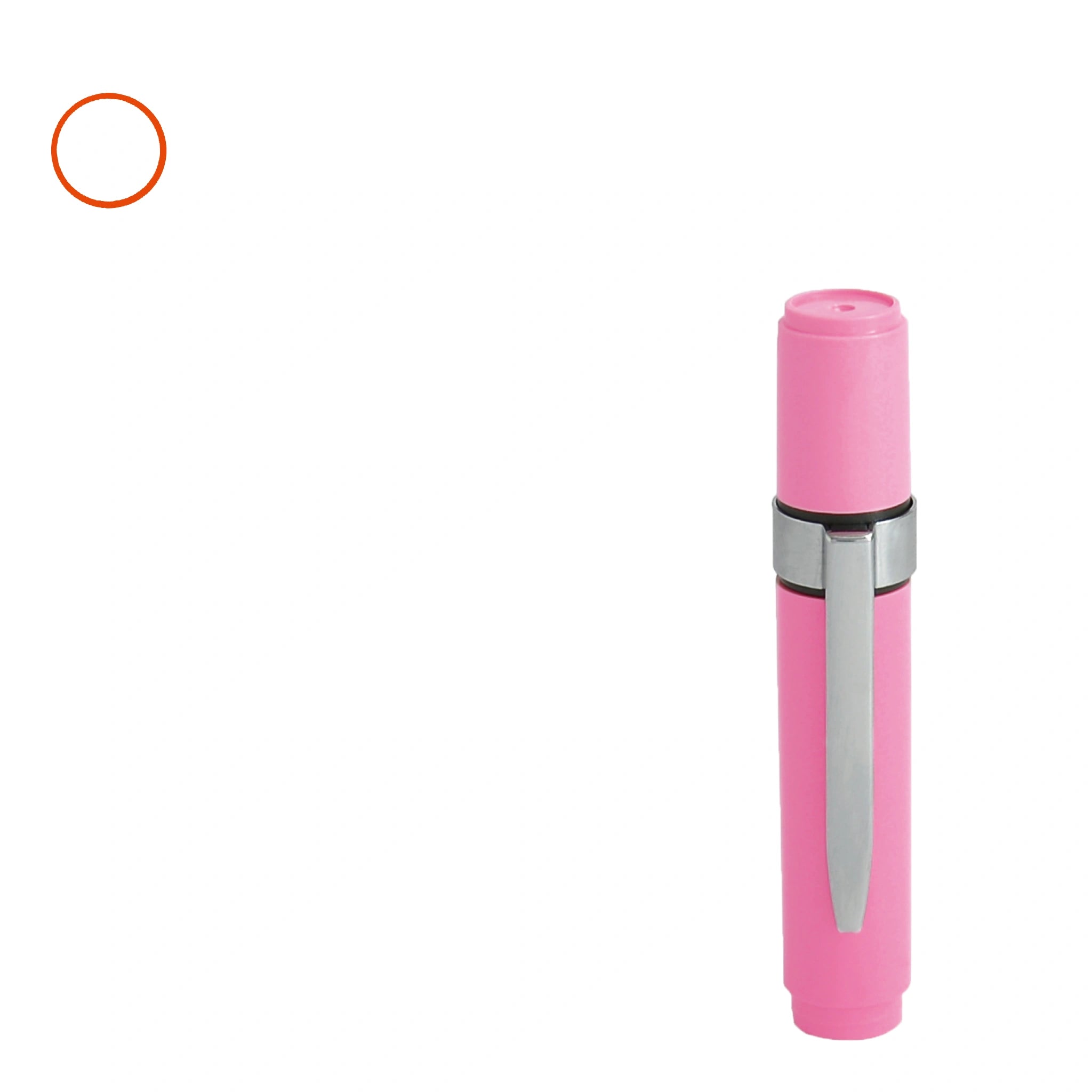 ネーム印 クイック6クリップ付(ピンク) [既製品] QST-P160
