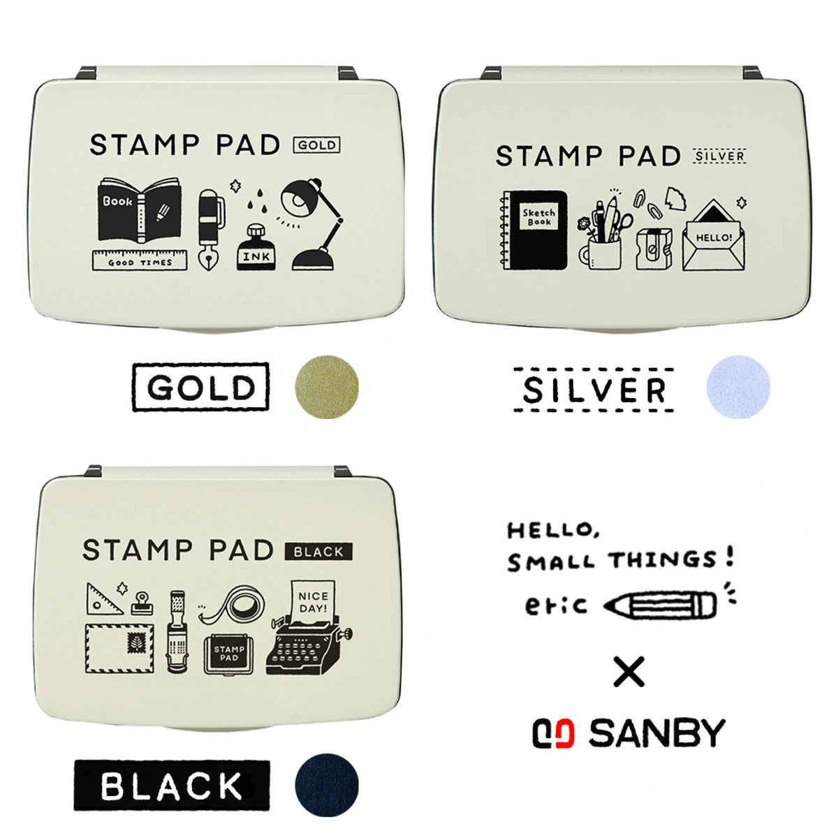 eric STAMP PAD SILVER(シルバー) 共通画像03
