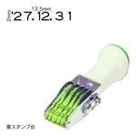 テクノタッチ回転印 欧文日付(6号) ゴシック体 TKA-GD65