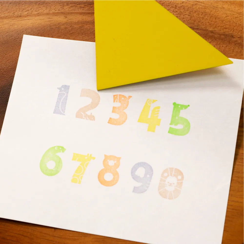 サタケシュンスケ アニマルナンバースタンプ