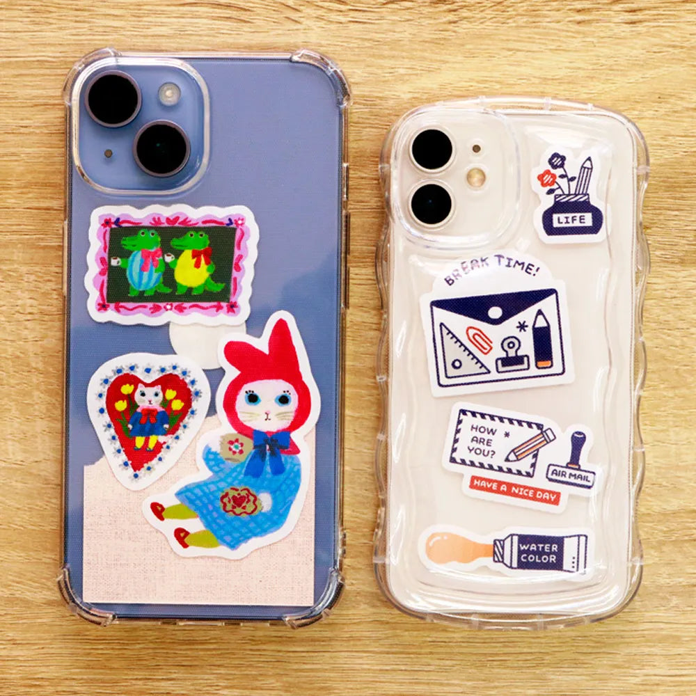 マルチステッカー アクティブ ポンちゃん