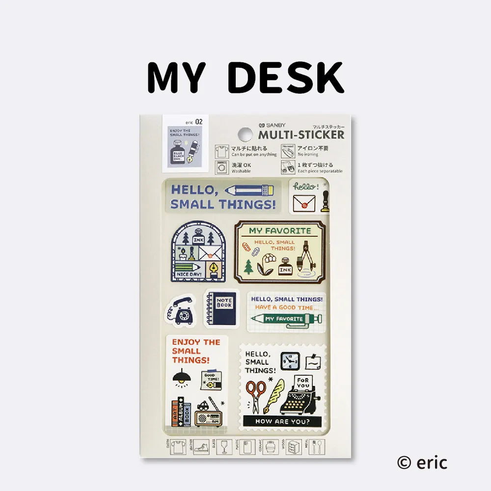 マルチステッカー eric MY DESK