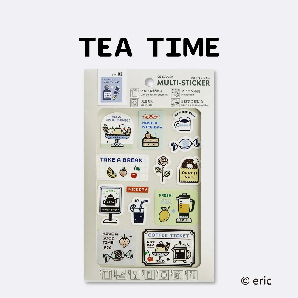 マルチステッカー eric TEA TIME