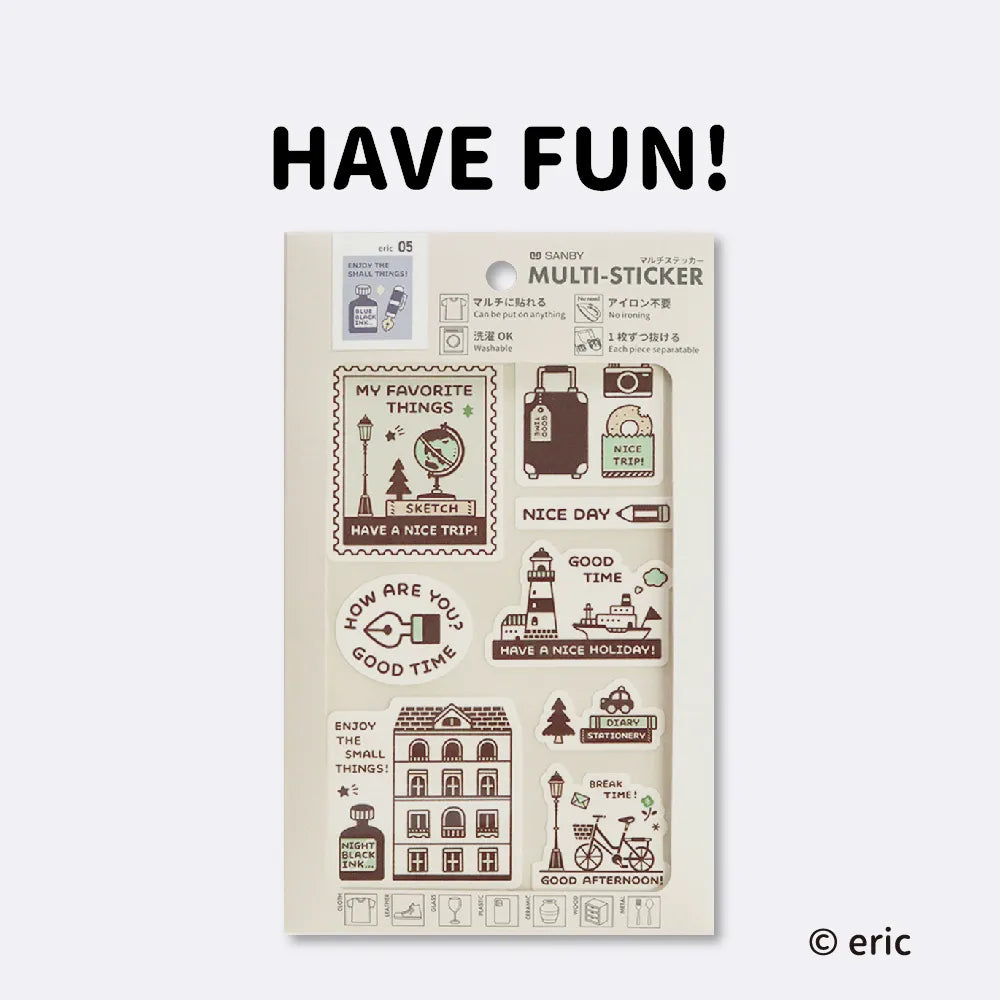 マルチステッカー eric HAVE FUN!