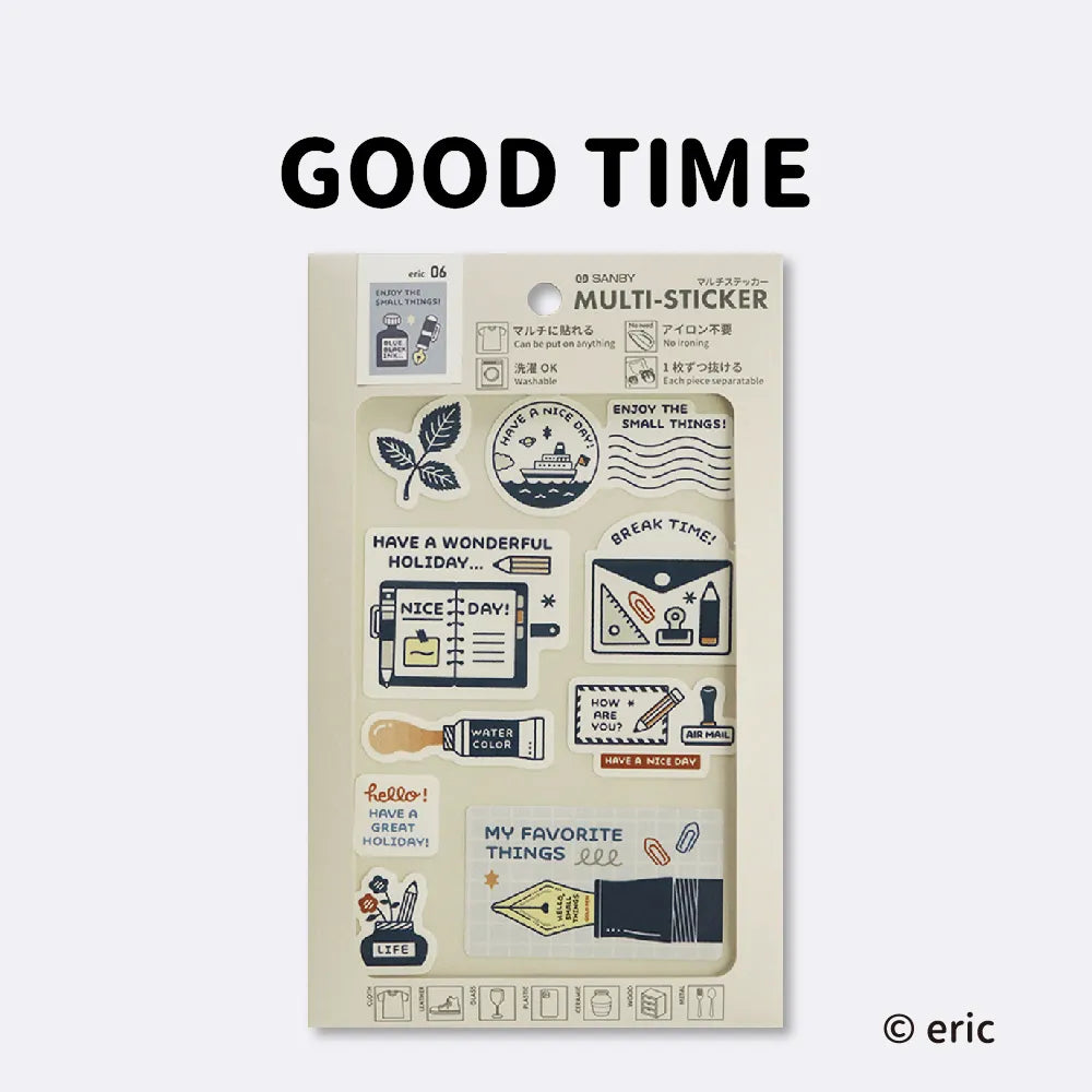 マルチステッカー eric GOOD TIME