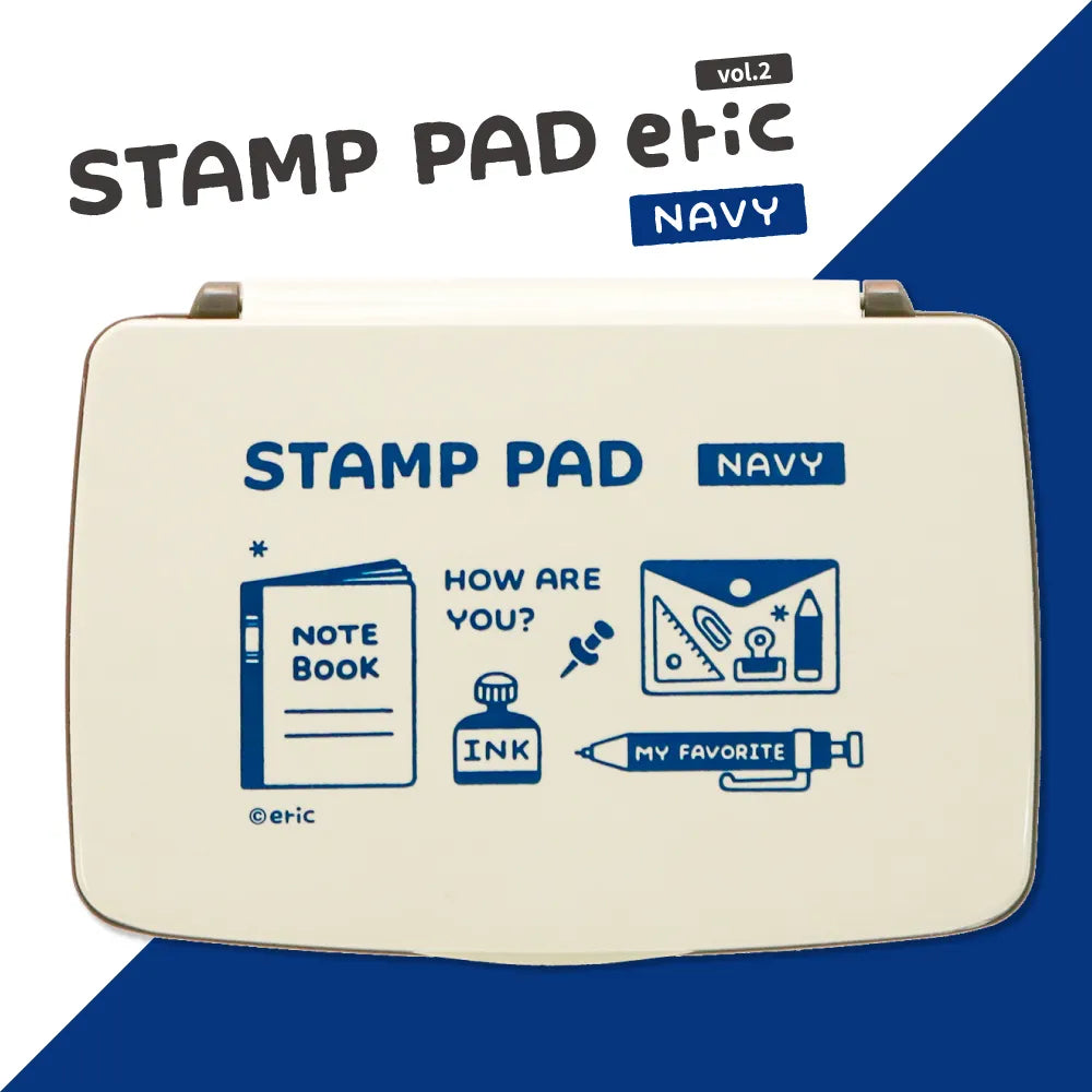 スタンプ台 eric STAMP PAD NAVY(ネイビー)