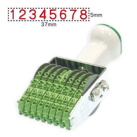 テクノタッチ回転印 欧文 ３号８連 [ゴシック体]