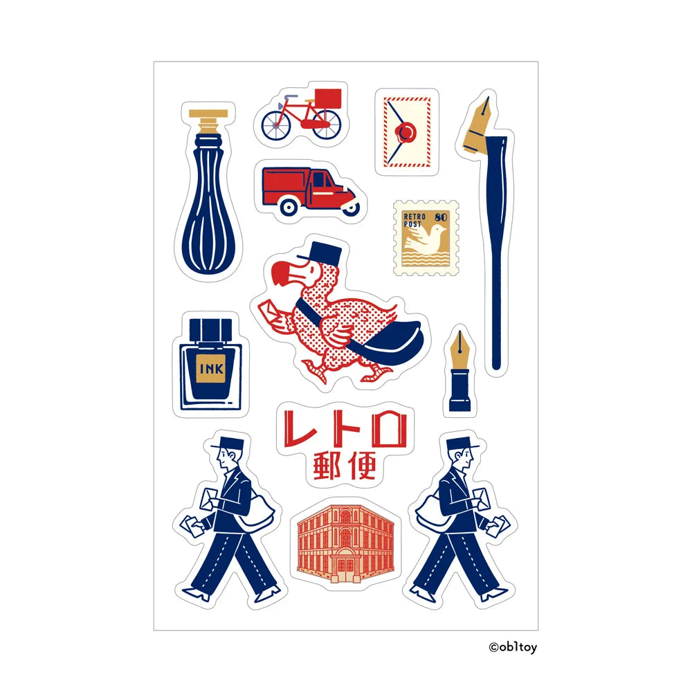 マルチステッカー オビワン レトロ郵便