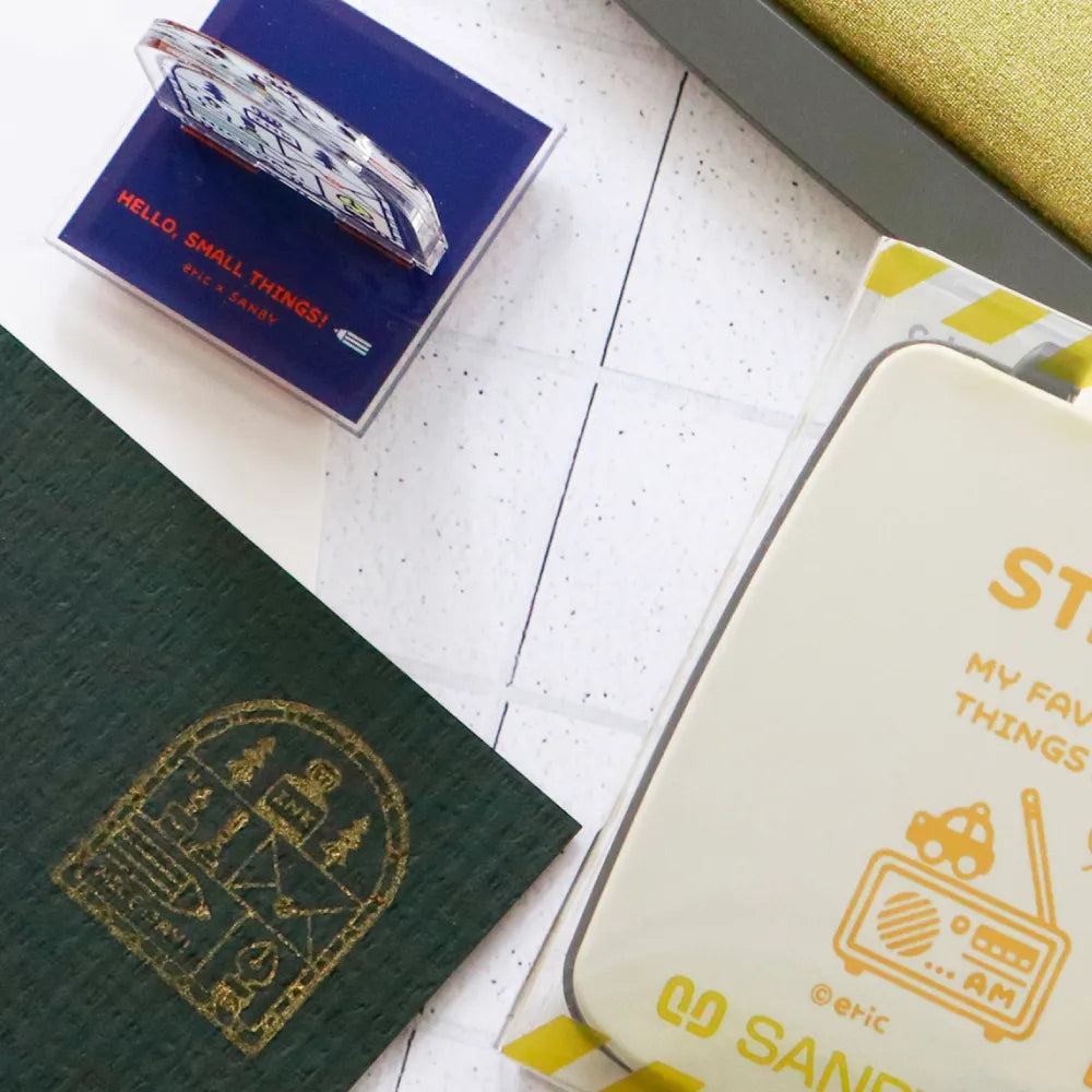 スタンプ台 eric STAMP PAD GOLD(ゴールド)