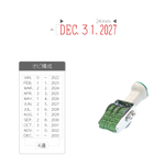 テクノタッチ回転印 西暦 ４号日付 [ゴシック体]